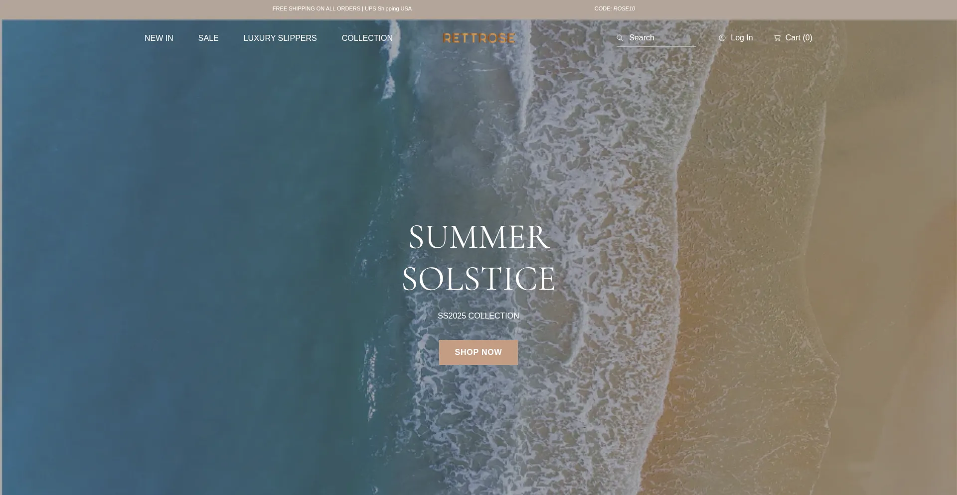 Website screenshot of Rettrose.ae