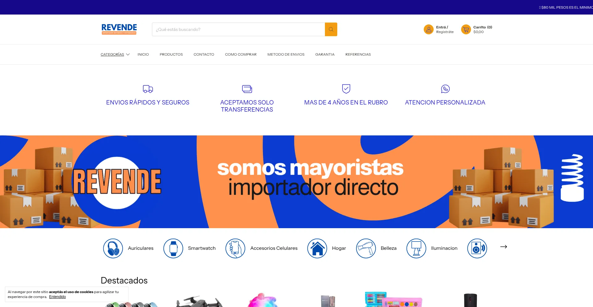 Revende.com.ar Screenshot