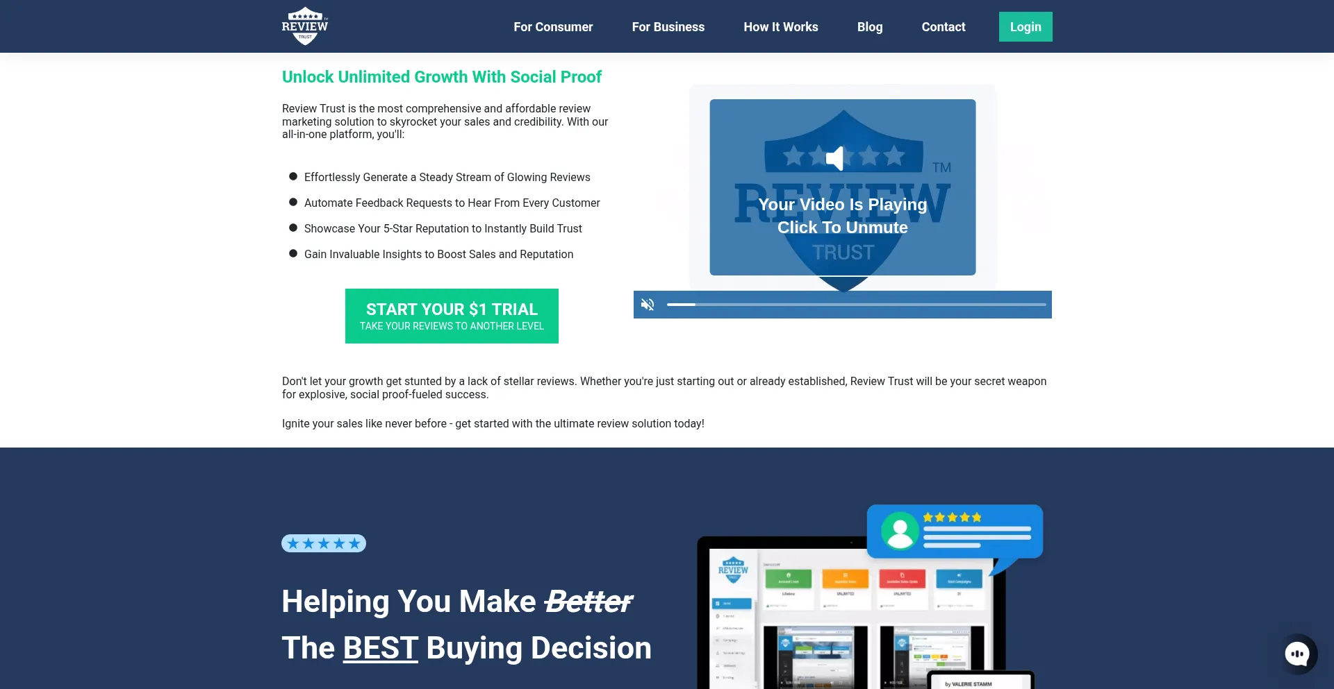 Reviewtrust.com Screenshot