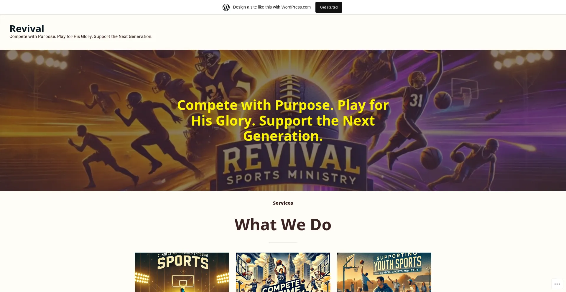 Revivalsportsministry.sport.blog