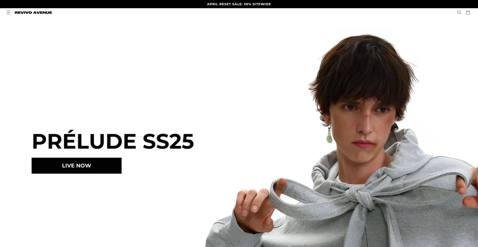 Website screenshot of Revivoavenue.com