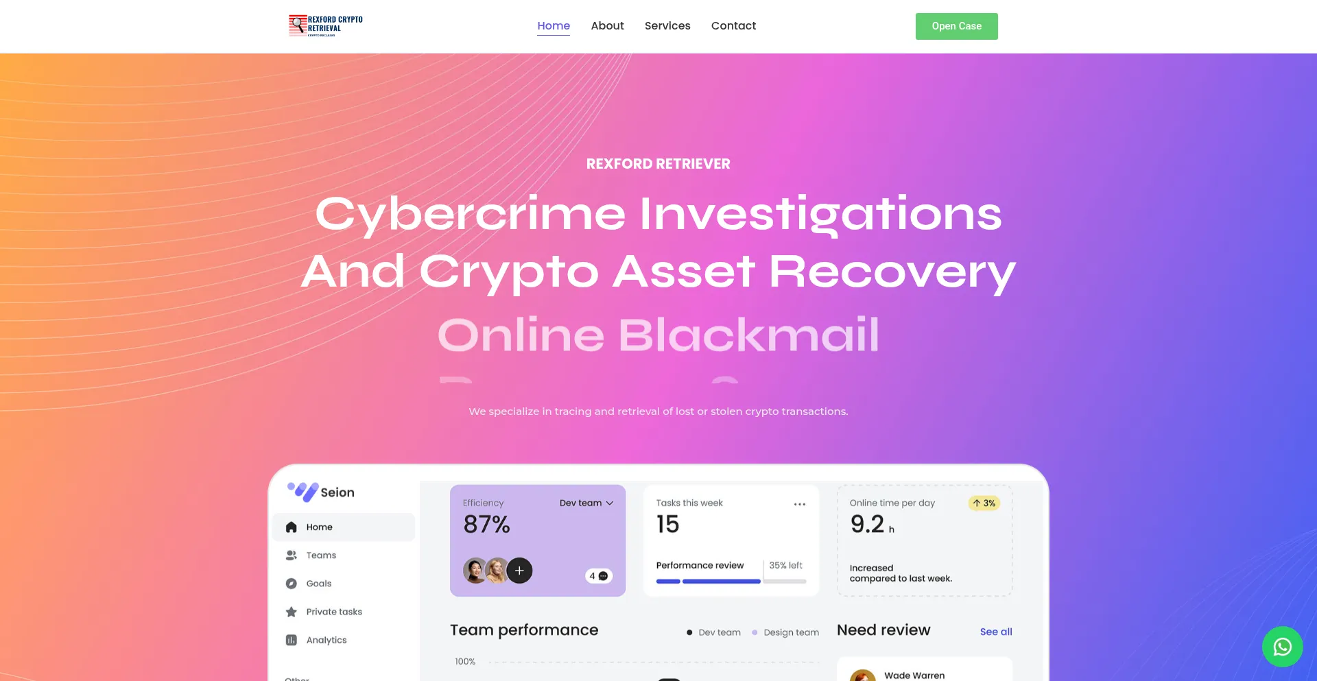 Rexfordcryptoretrieval.com 安全可靠吗？