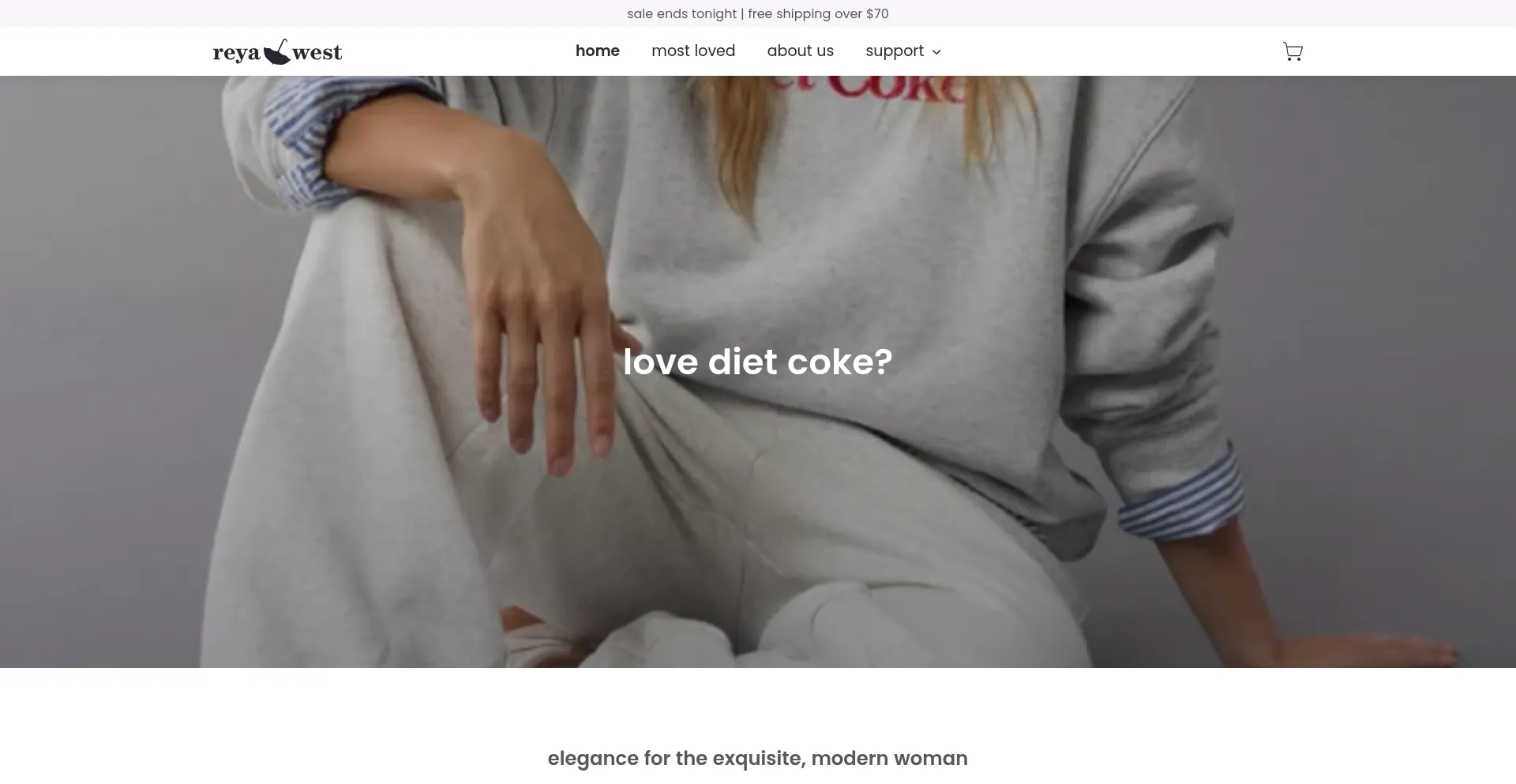 Website screenshot of Reyawest.com