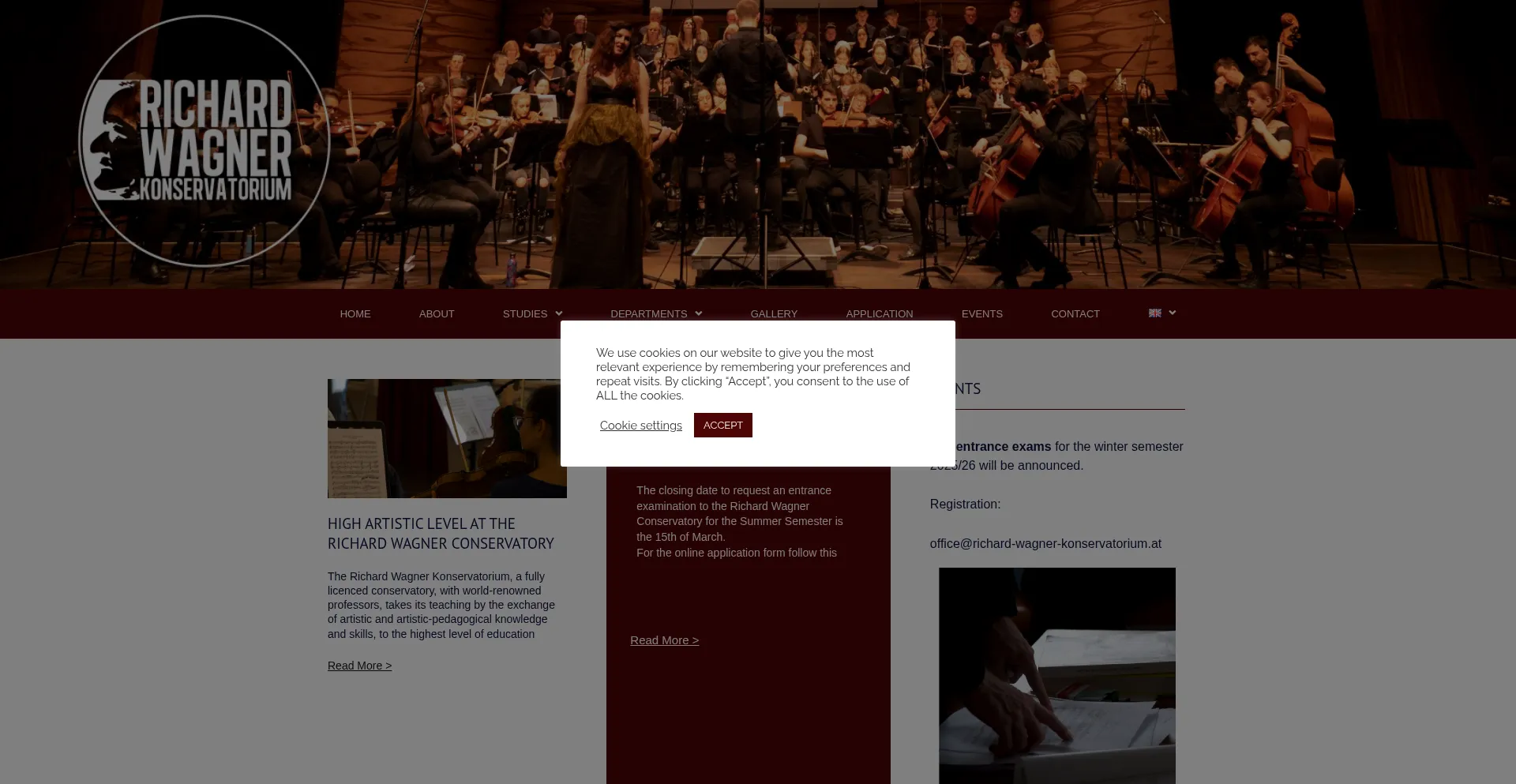 Website screenshot of Richard-wagner-konservatorium.at