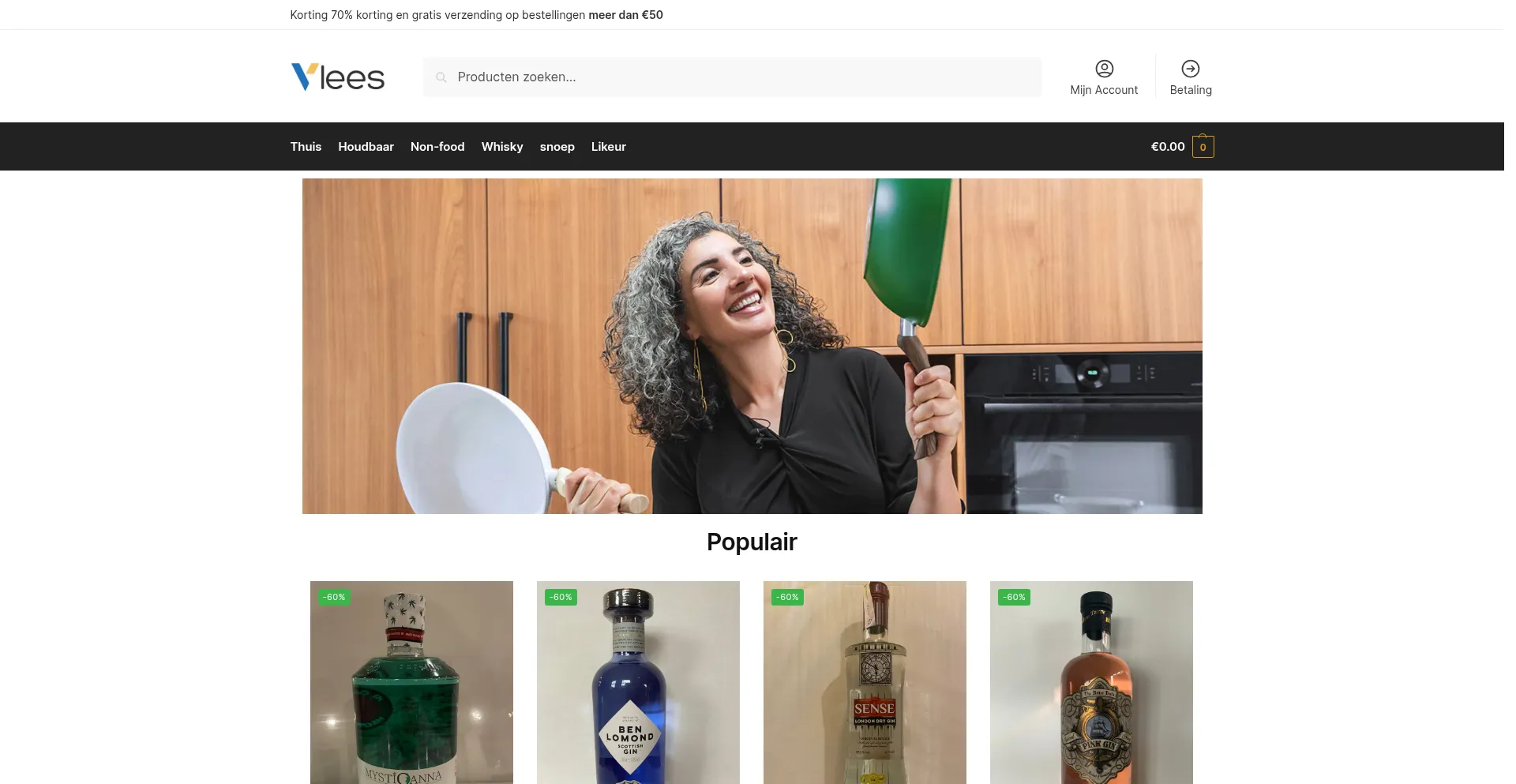 Website screenshot of Ricosvlees.com