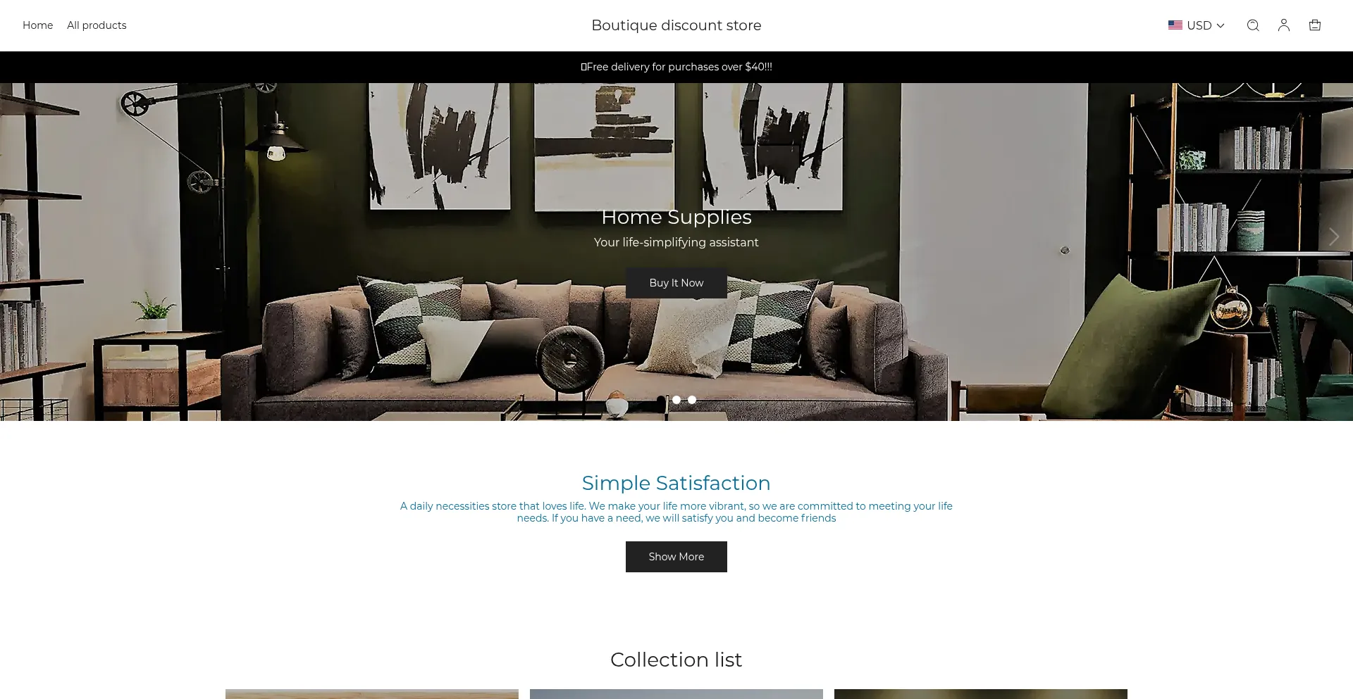 Website screenshot of Riiescen.com
