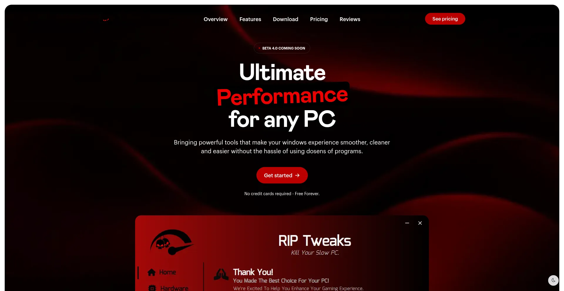 Riptweaks.com Screenshot