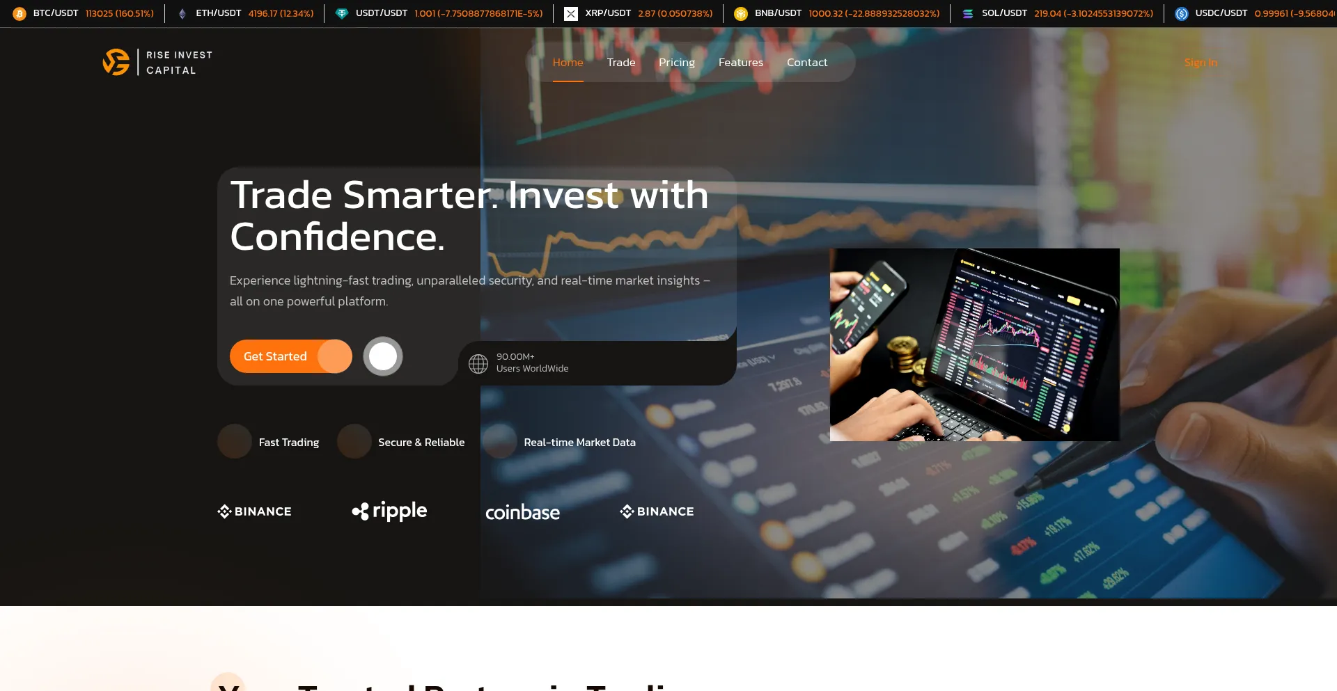 Riseinvestholdings.com Screenshot