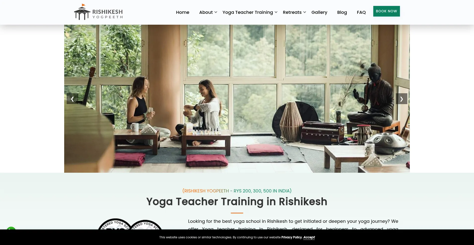 Rishikeshyogpeeth.com
