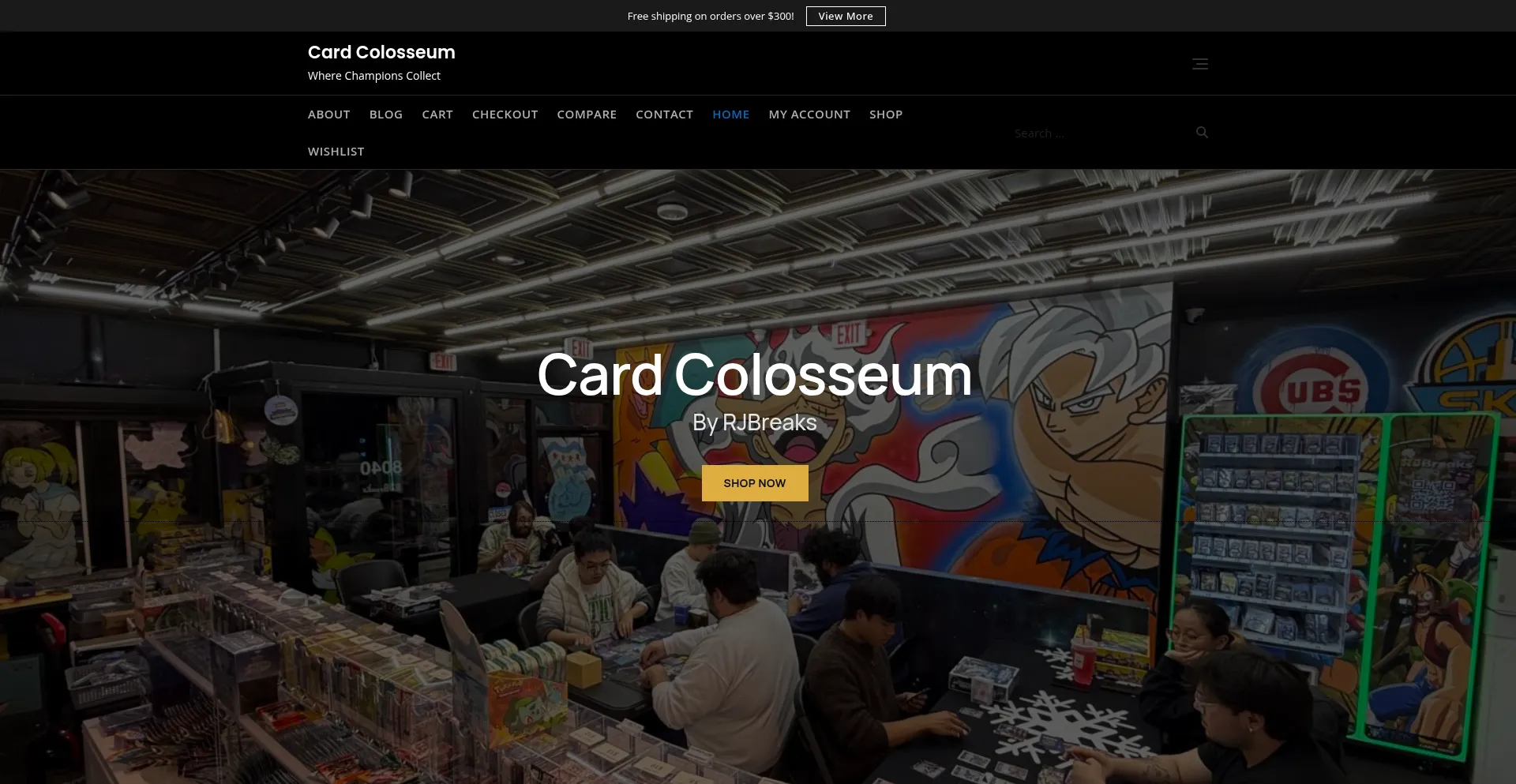 Website screenshot of Rjbreaks.com