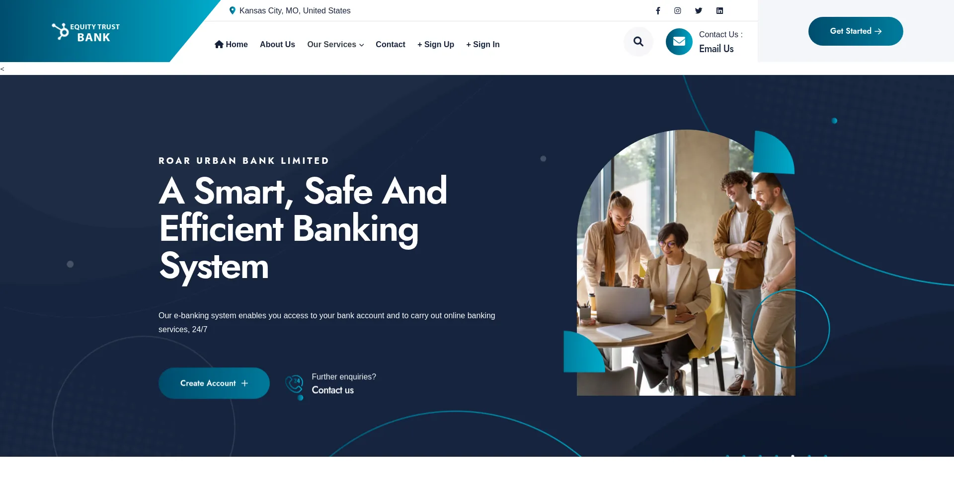 Website screenshot of Roarurban.com