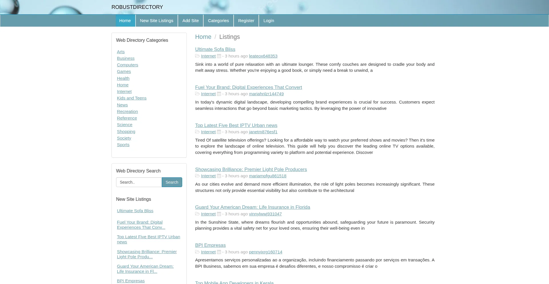 Robustdirectory.com