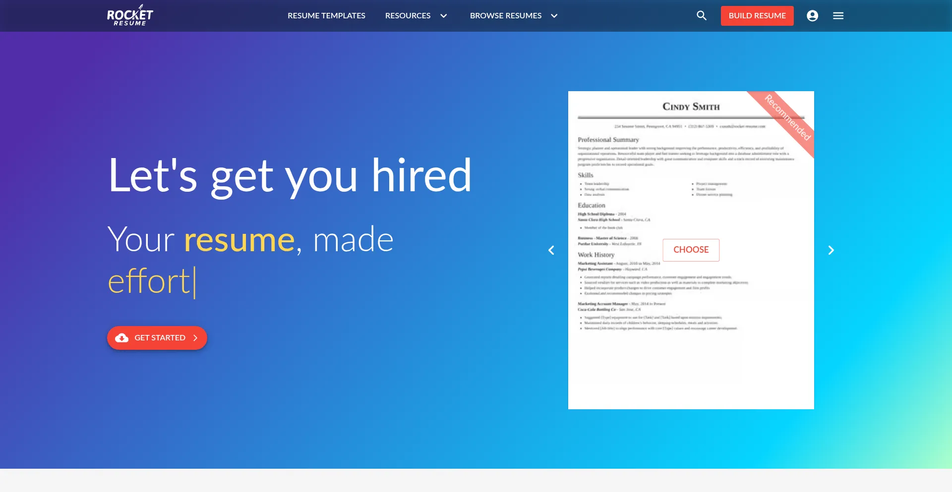 Rocket-resume.com 安全可靠吗？
