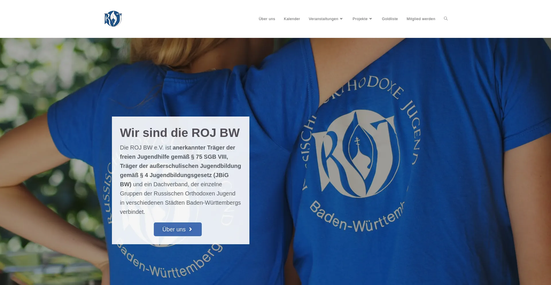 Website screenshot of Roj-bw.de