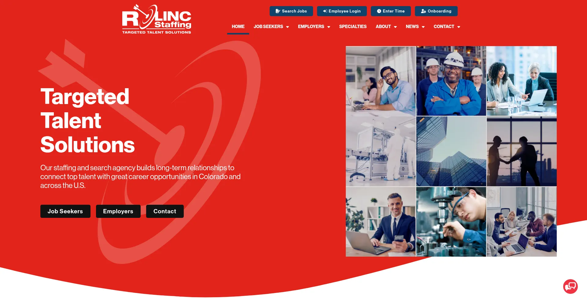 Website screenshot of Rolinc.com
