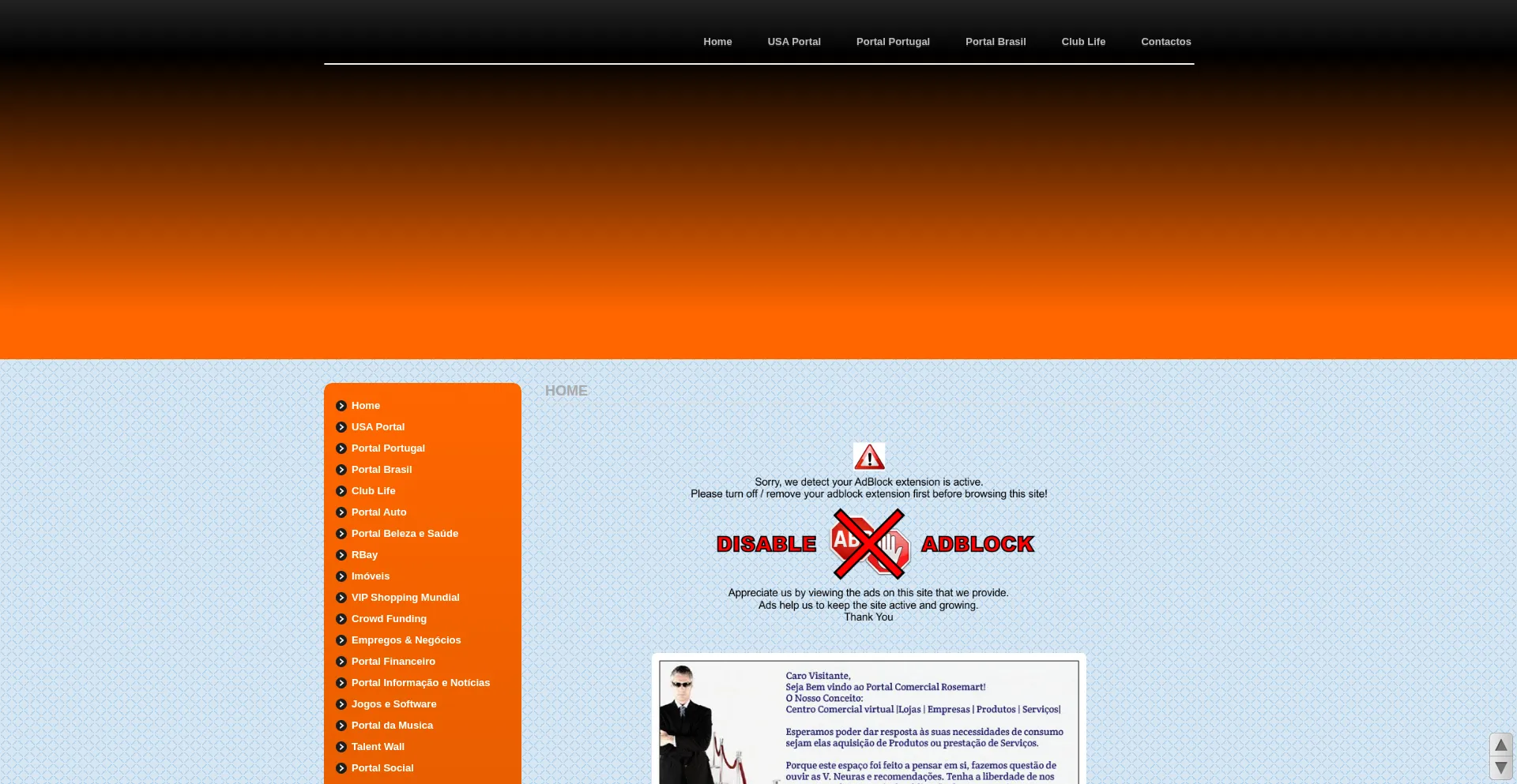 Website screenshot of Rosemartpc.com