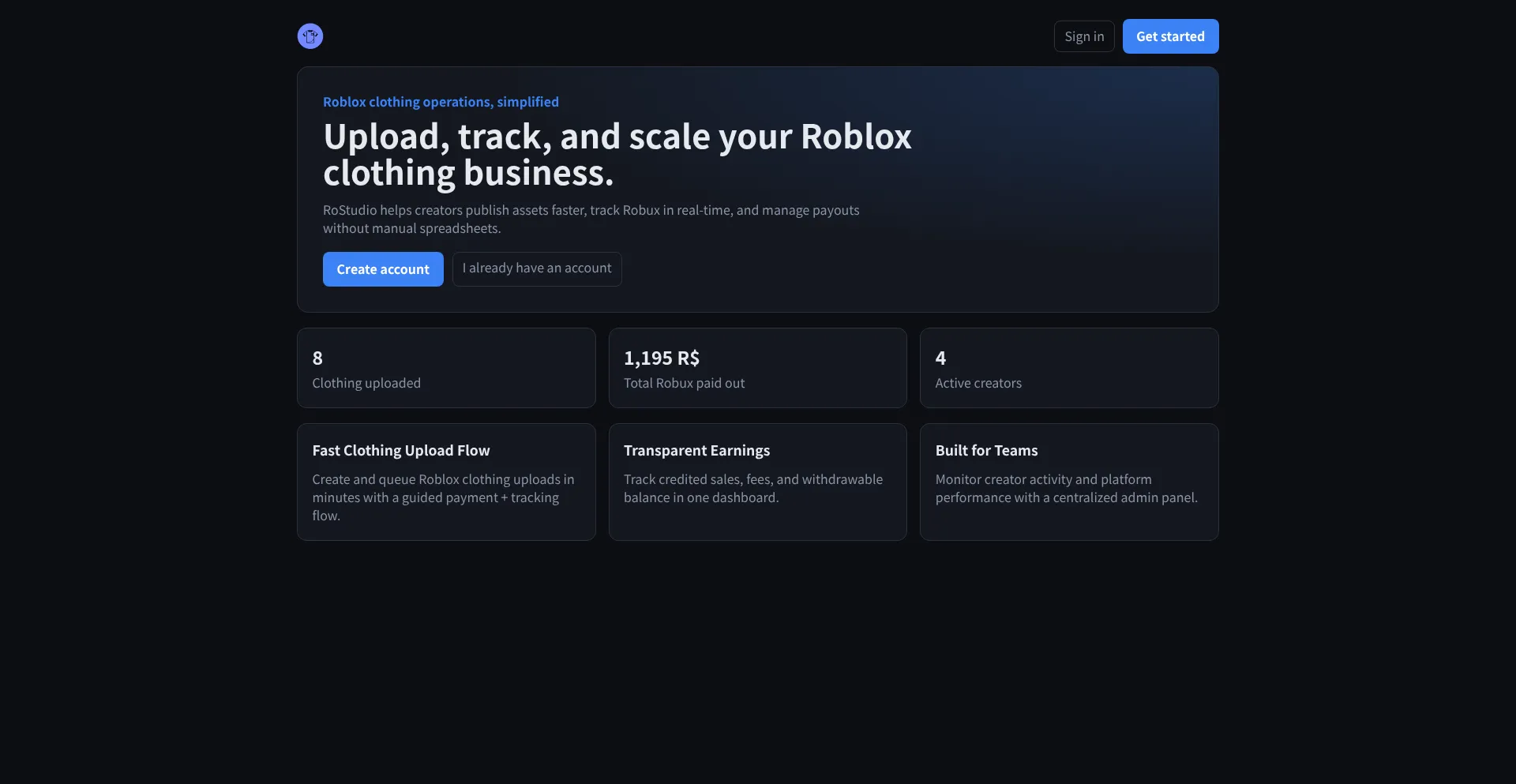 Rostudio.dev