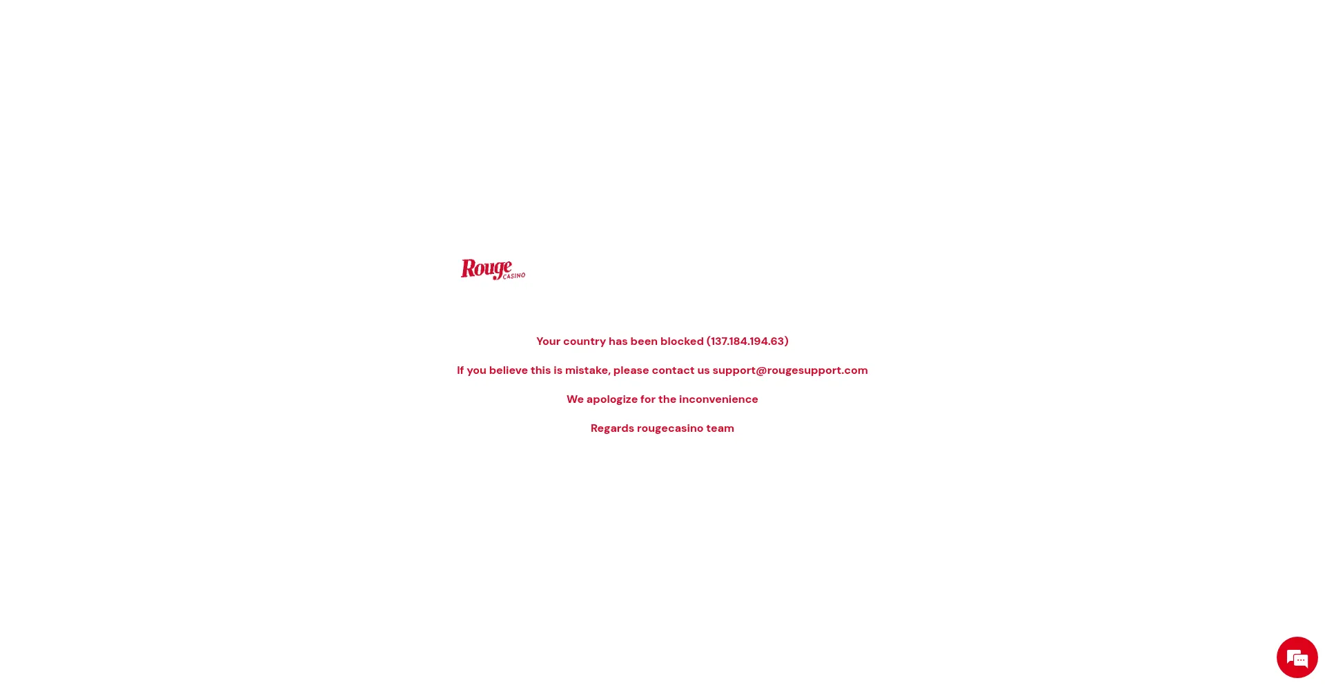 Rougecasino.com Screenshot