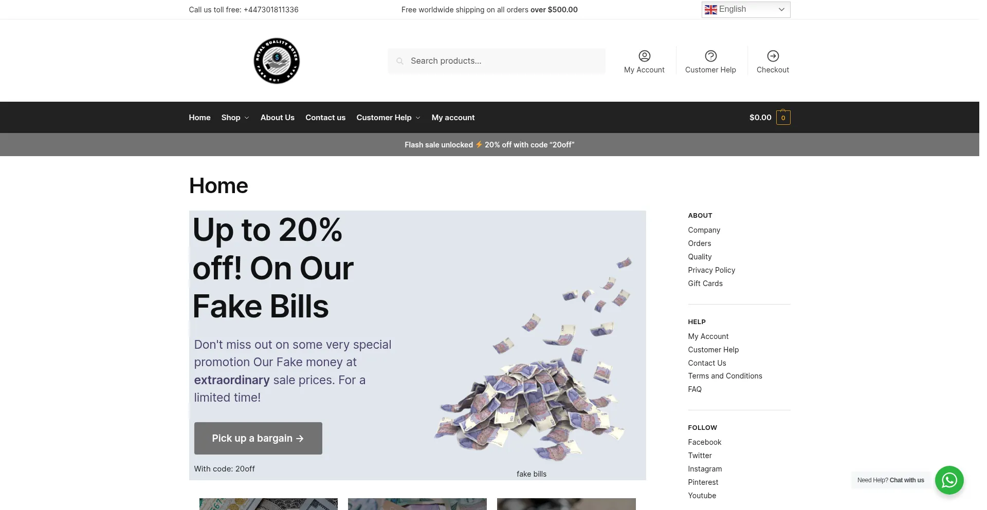 Royalqualitynotes.com Screenshot