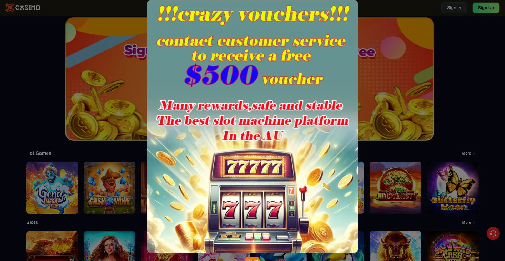 Website screenshot of Royalspinbet.com