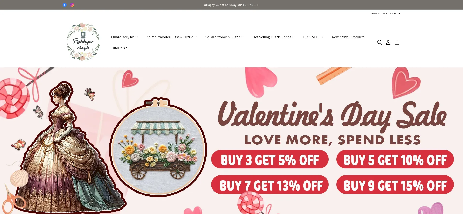 Website screenshot of Rubbyoo.com