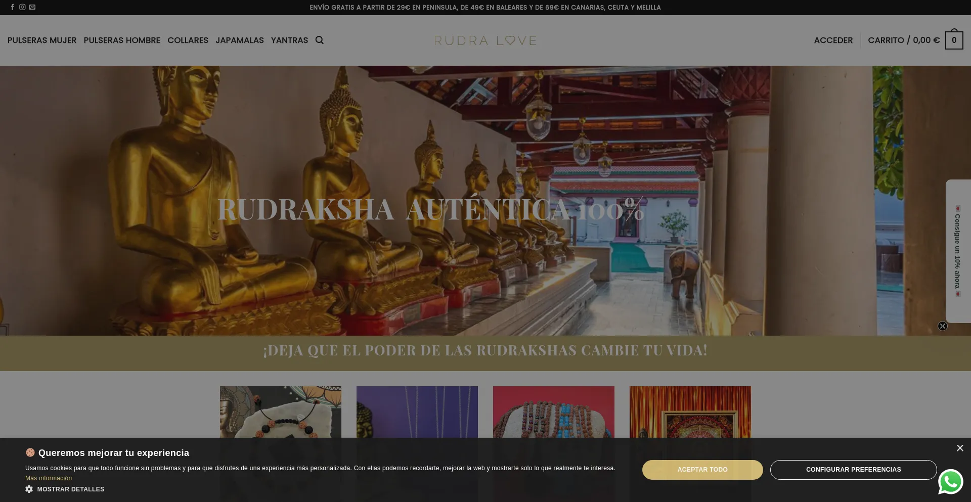 Rudralove.es Screenshot