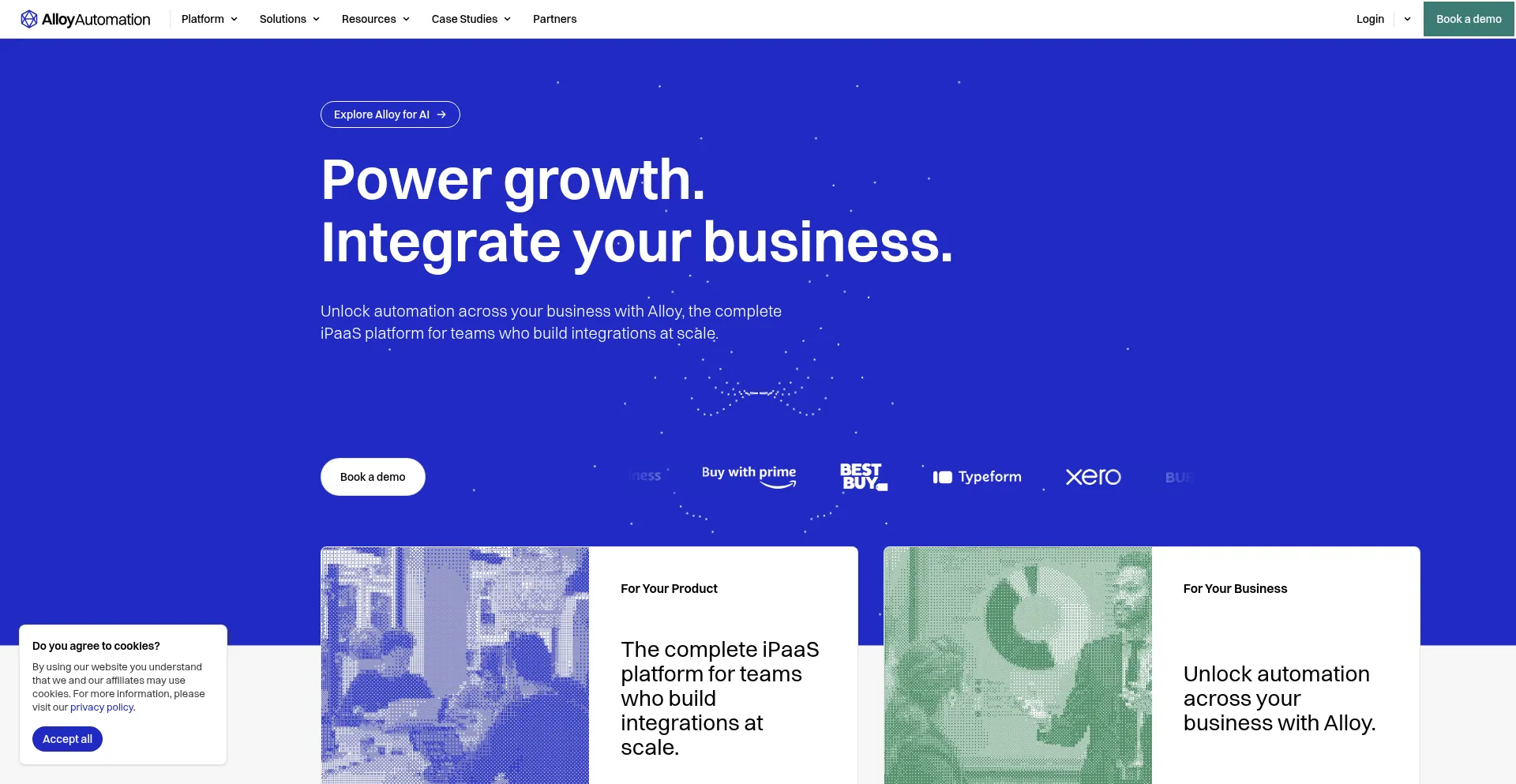 Website screenshot of Runalloy.com