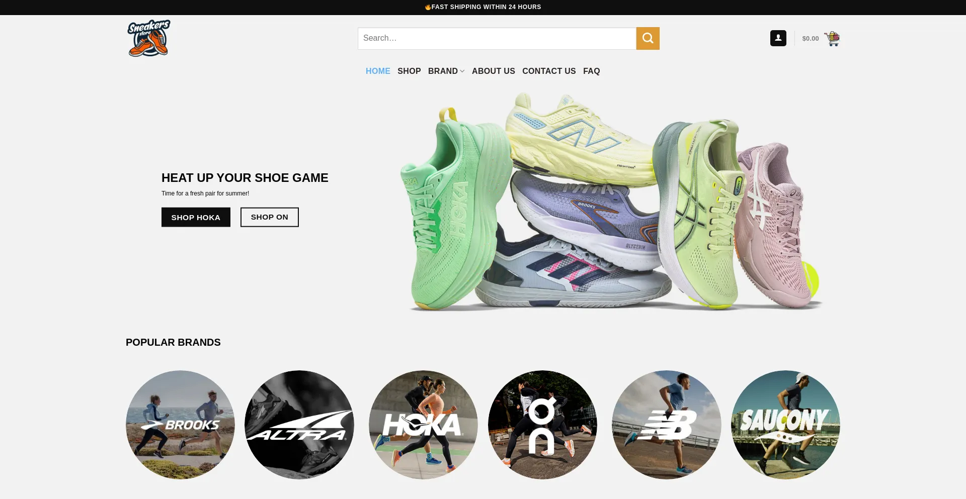 Website screenshot of Runtofun.shop