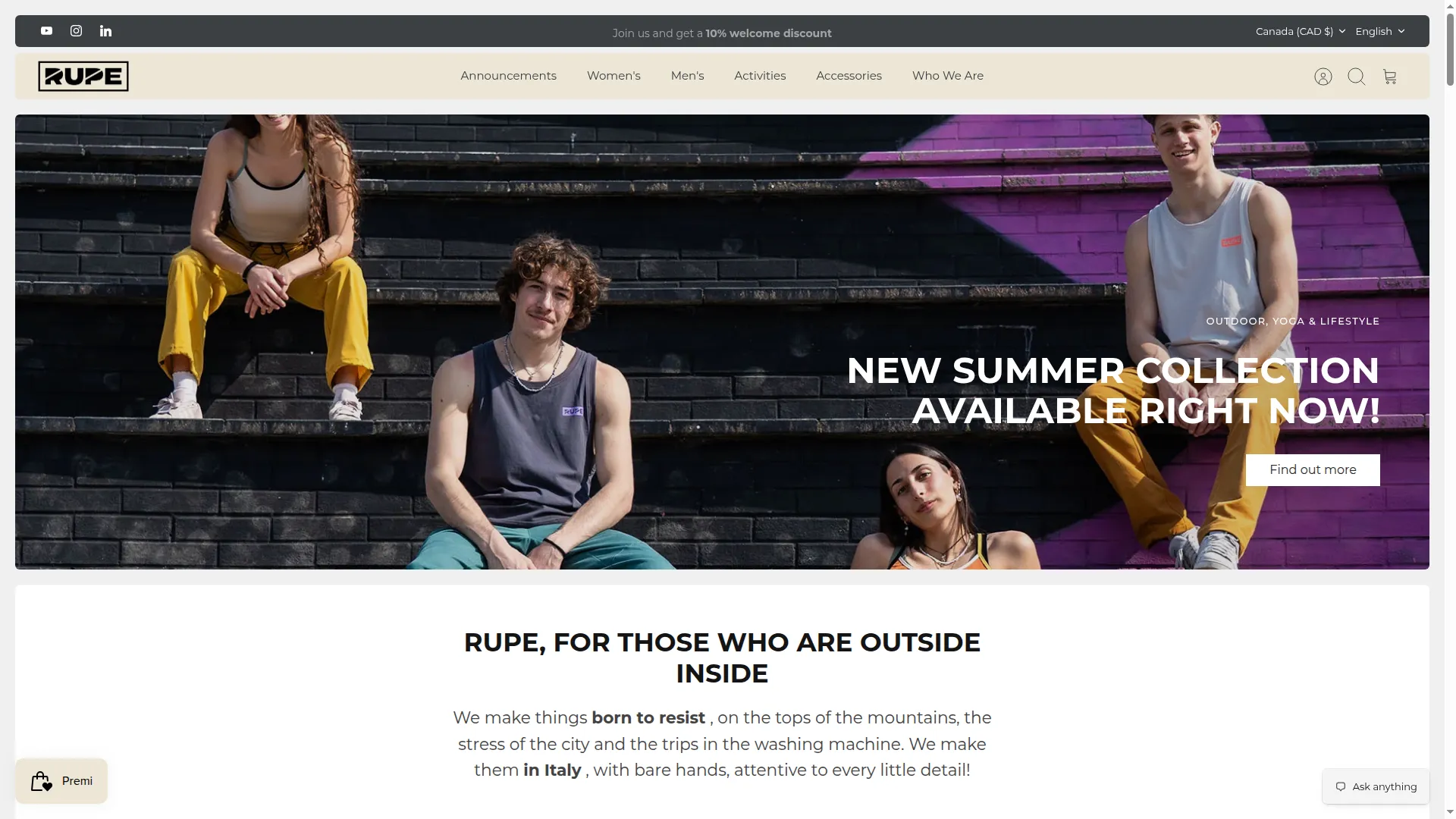 Rupeclothing.it