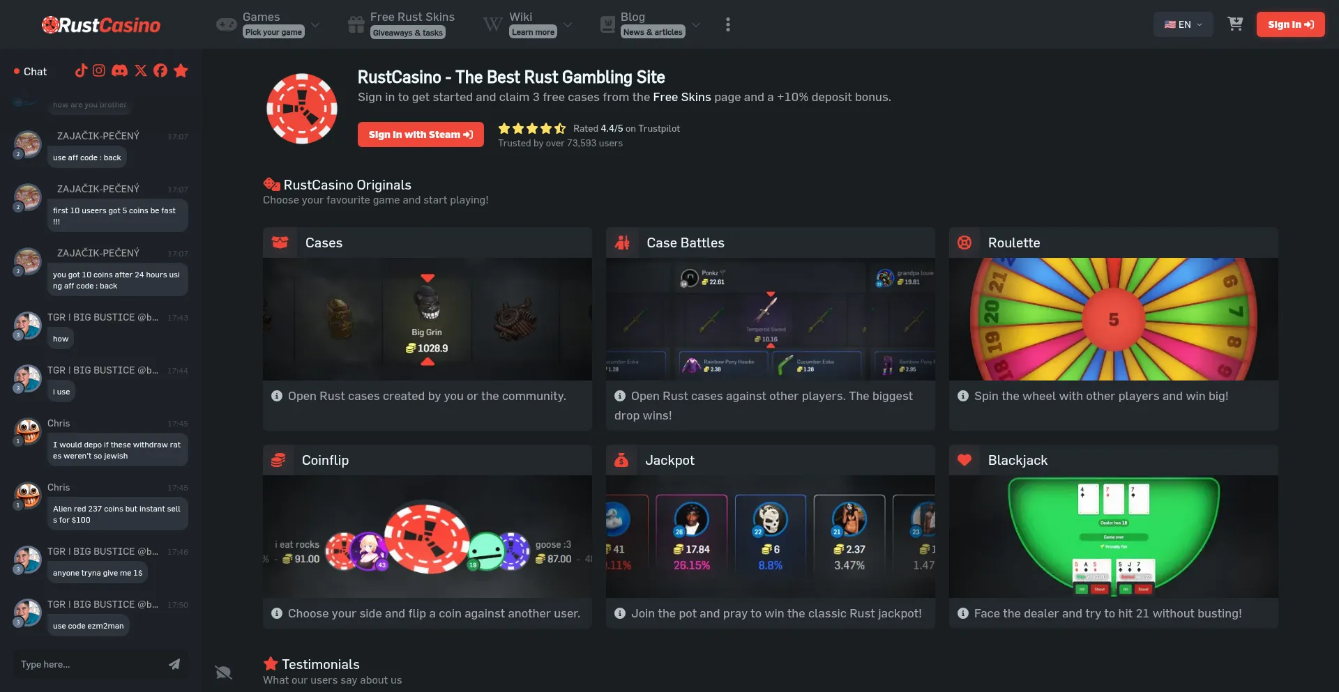 Rustcasino.com 安全可靠吗？