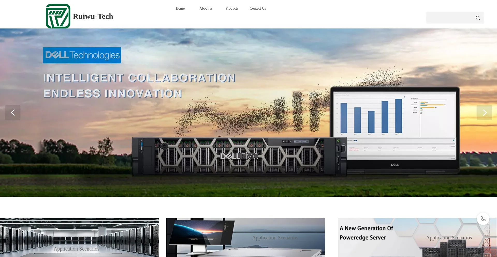 Website screenshot of Rw-itech.com