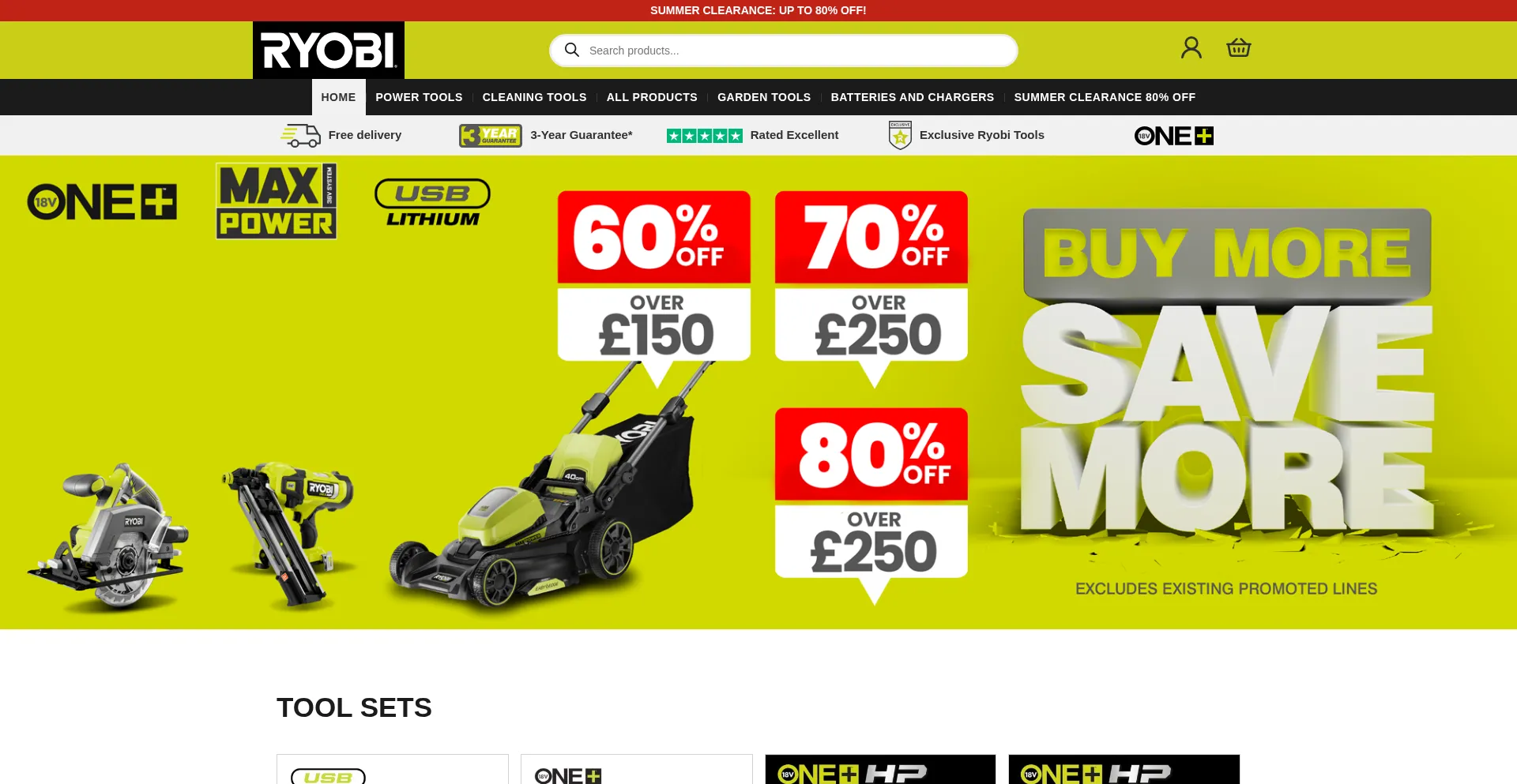 Website screenshot of Ryobbundle.xyz