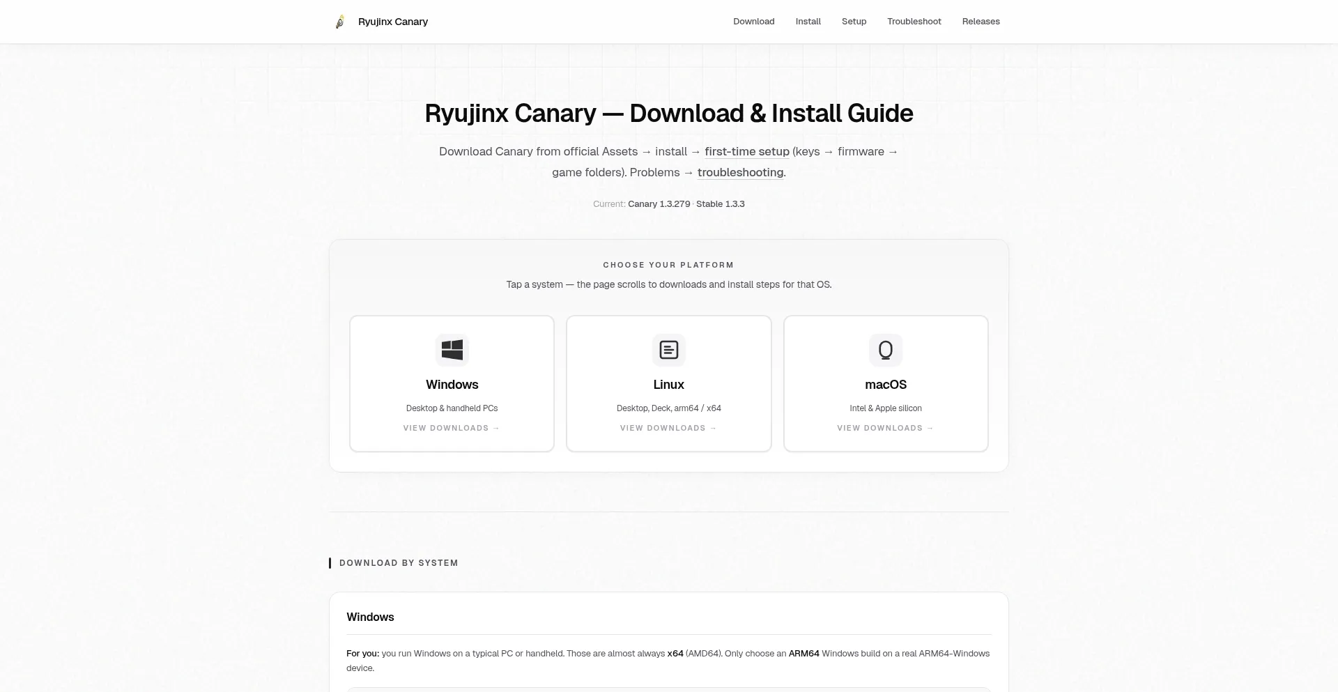 Ryujinxcanary.org