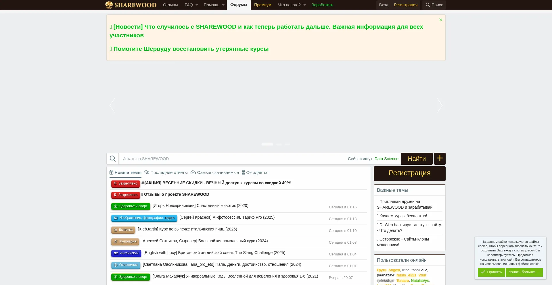 Website screenshot of S1.sharewood.tech