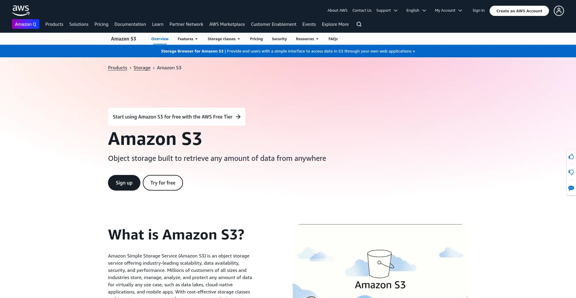 Website screenshot of S3.ca-central-1.amazonaws.com