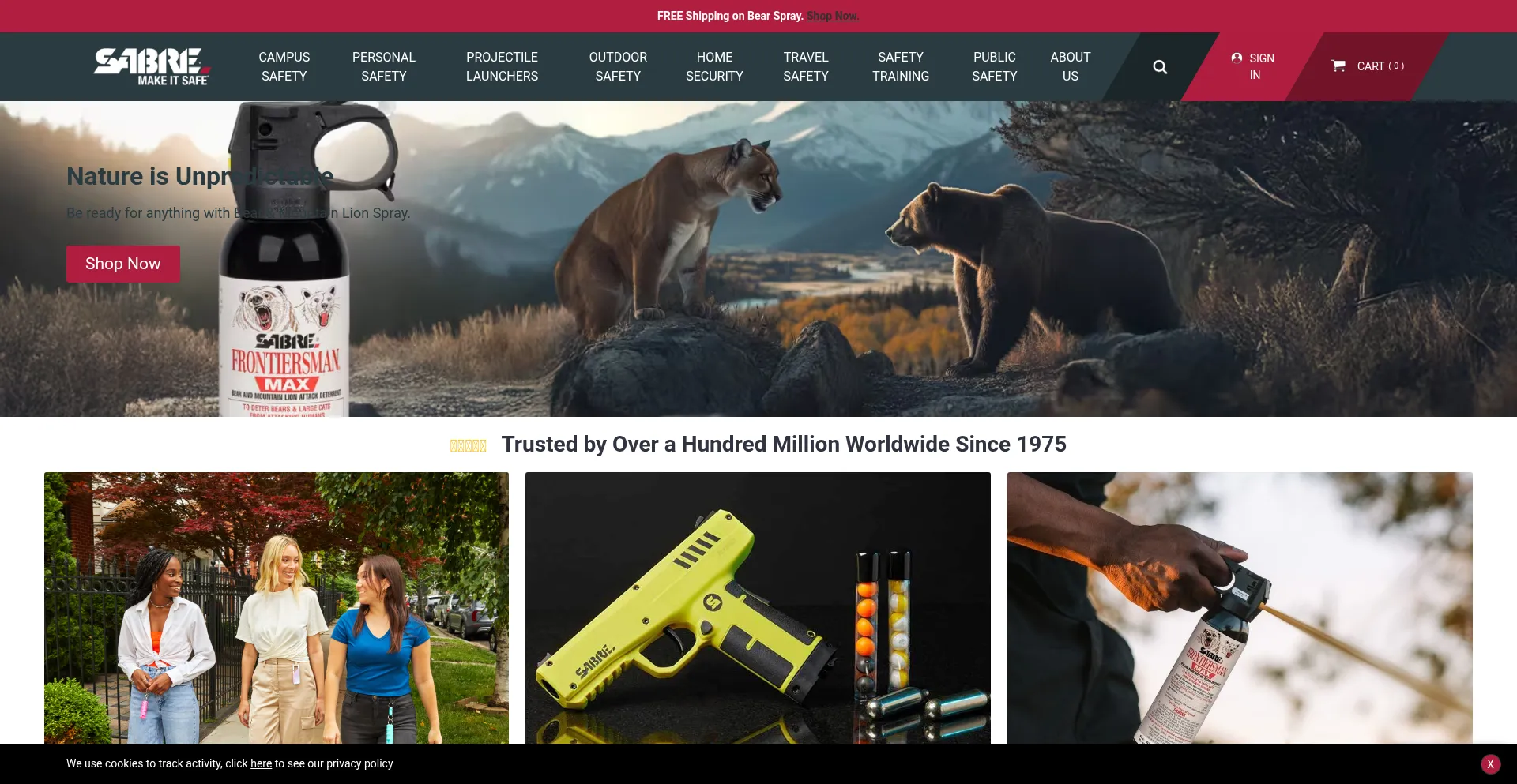 Saberred.com Screenshot