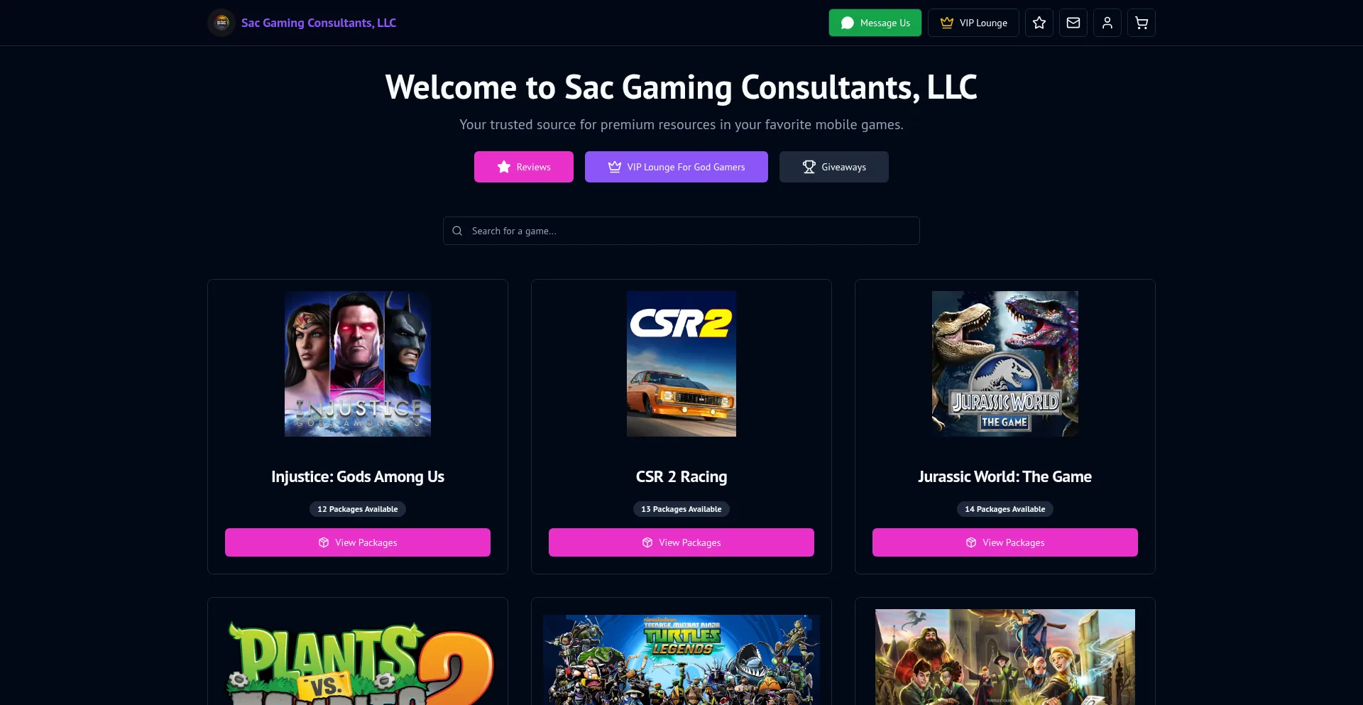 Sacgames.net