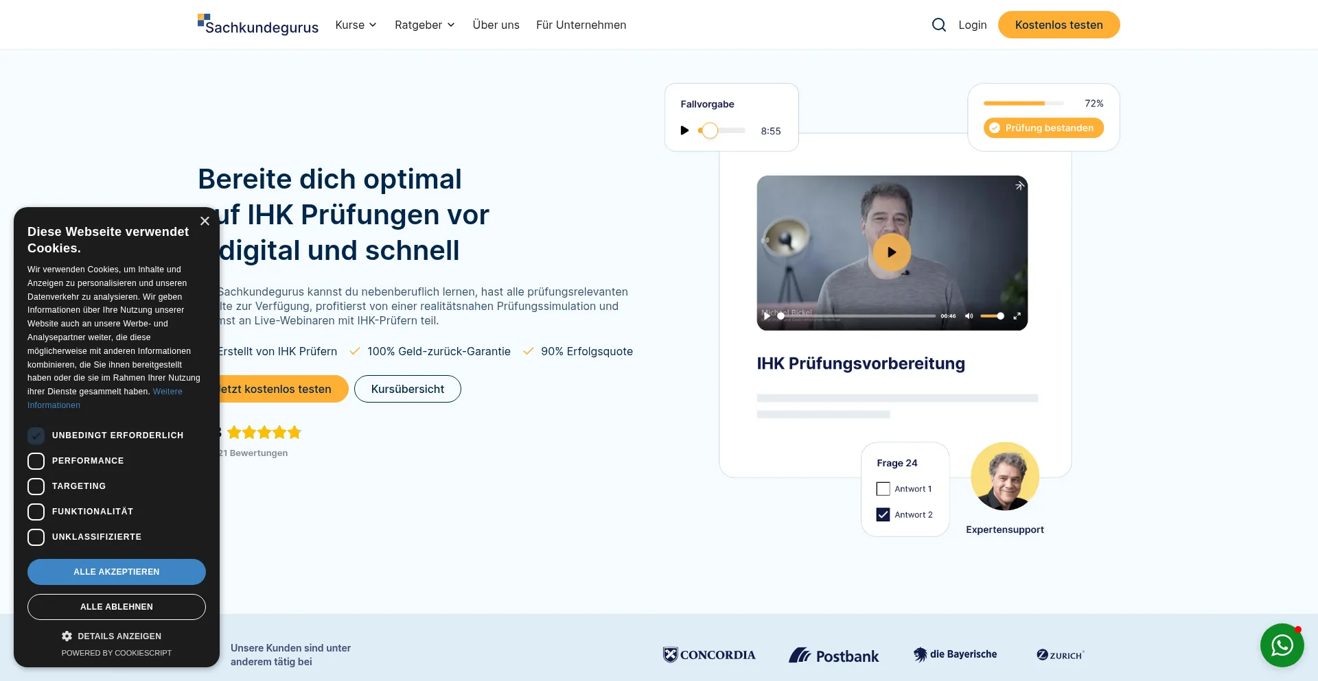 Sachkundegurus.de 安全可靠吗？