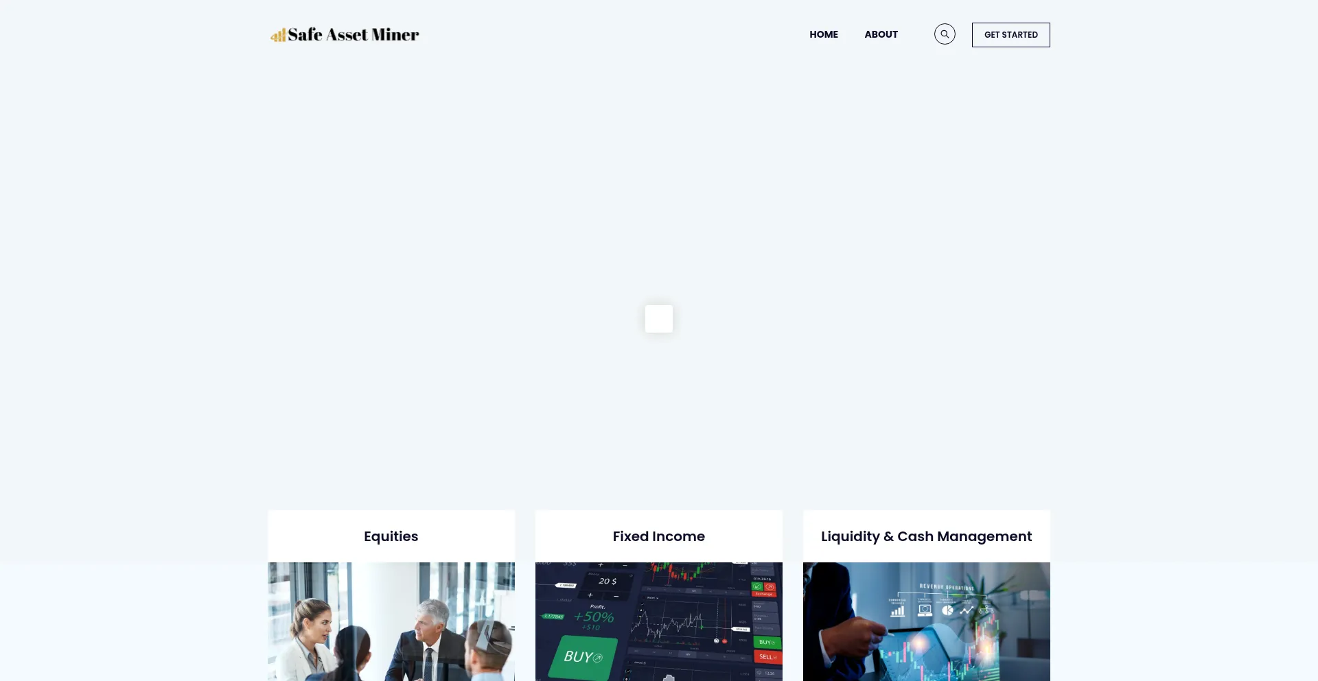Website screenshot of Safe-asset-miners.live