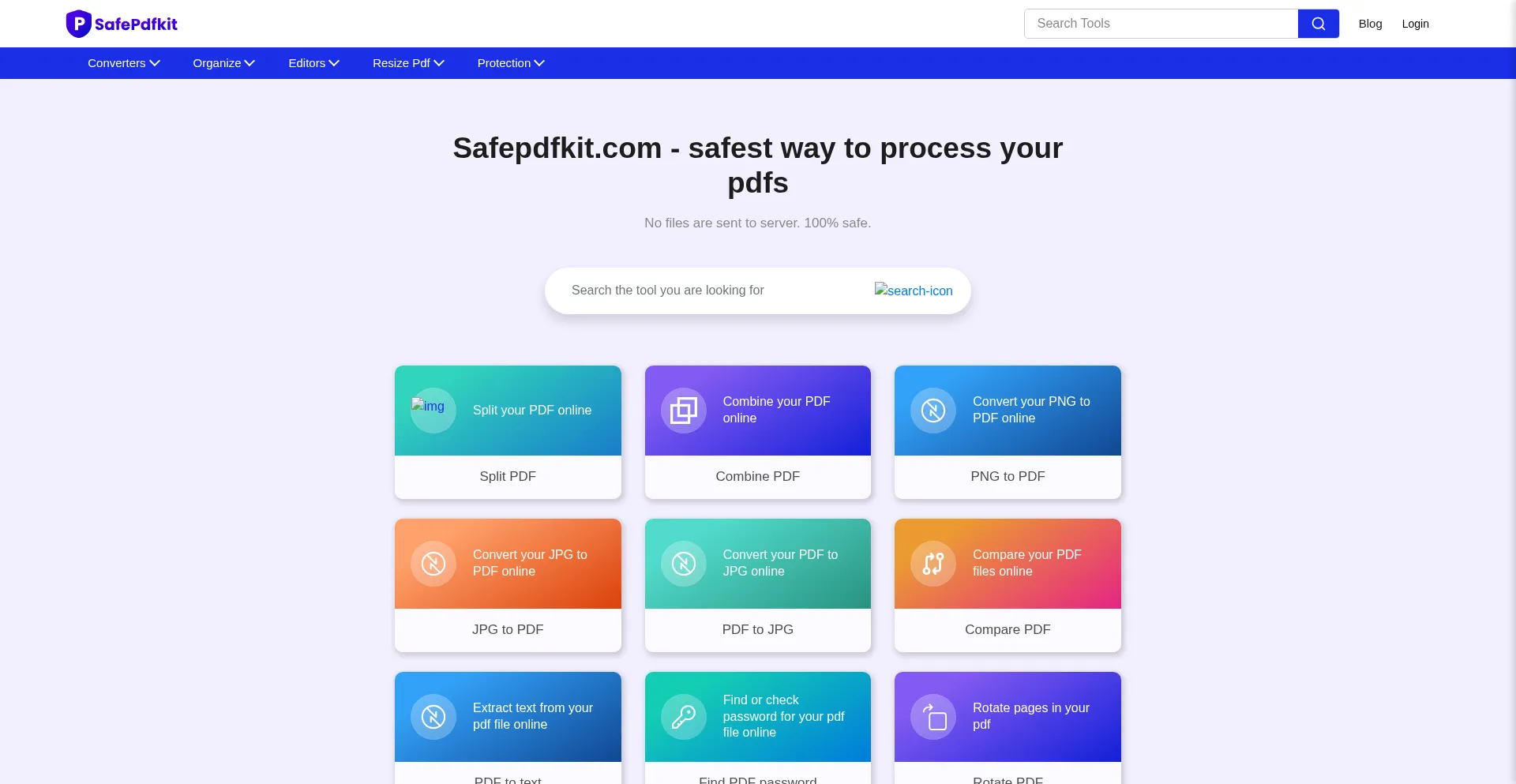 Safepdfkit.com Screenshot
