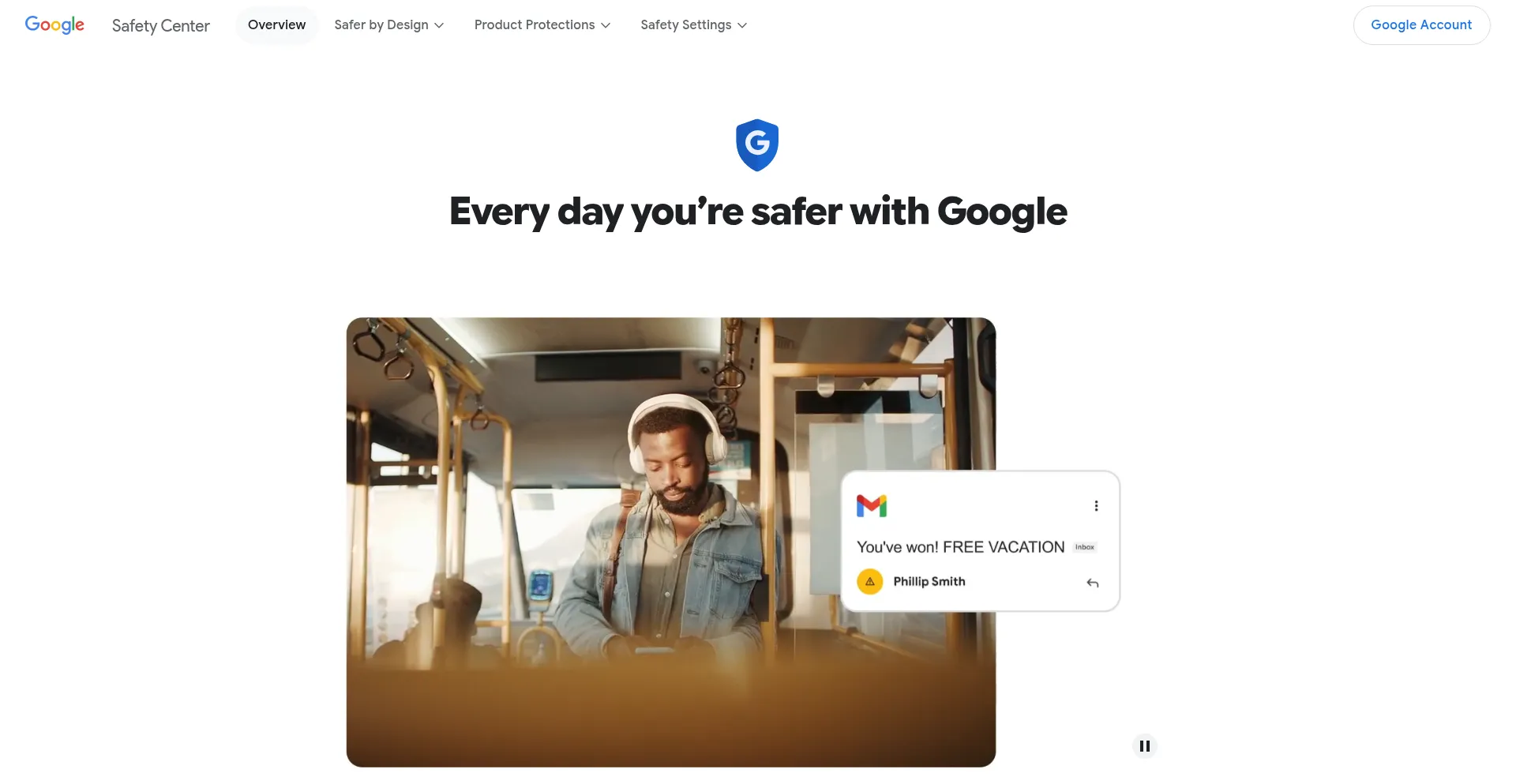 Safety.google Screenshot