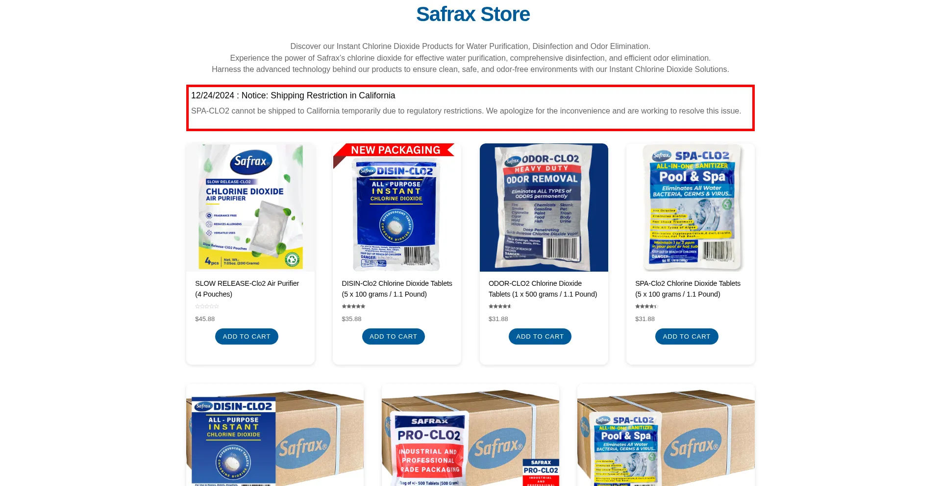 Safrax.ca Screenshot