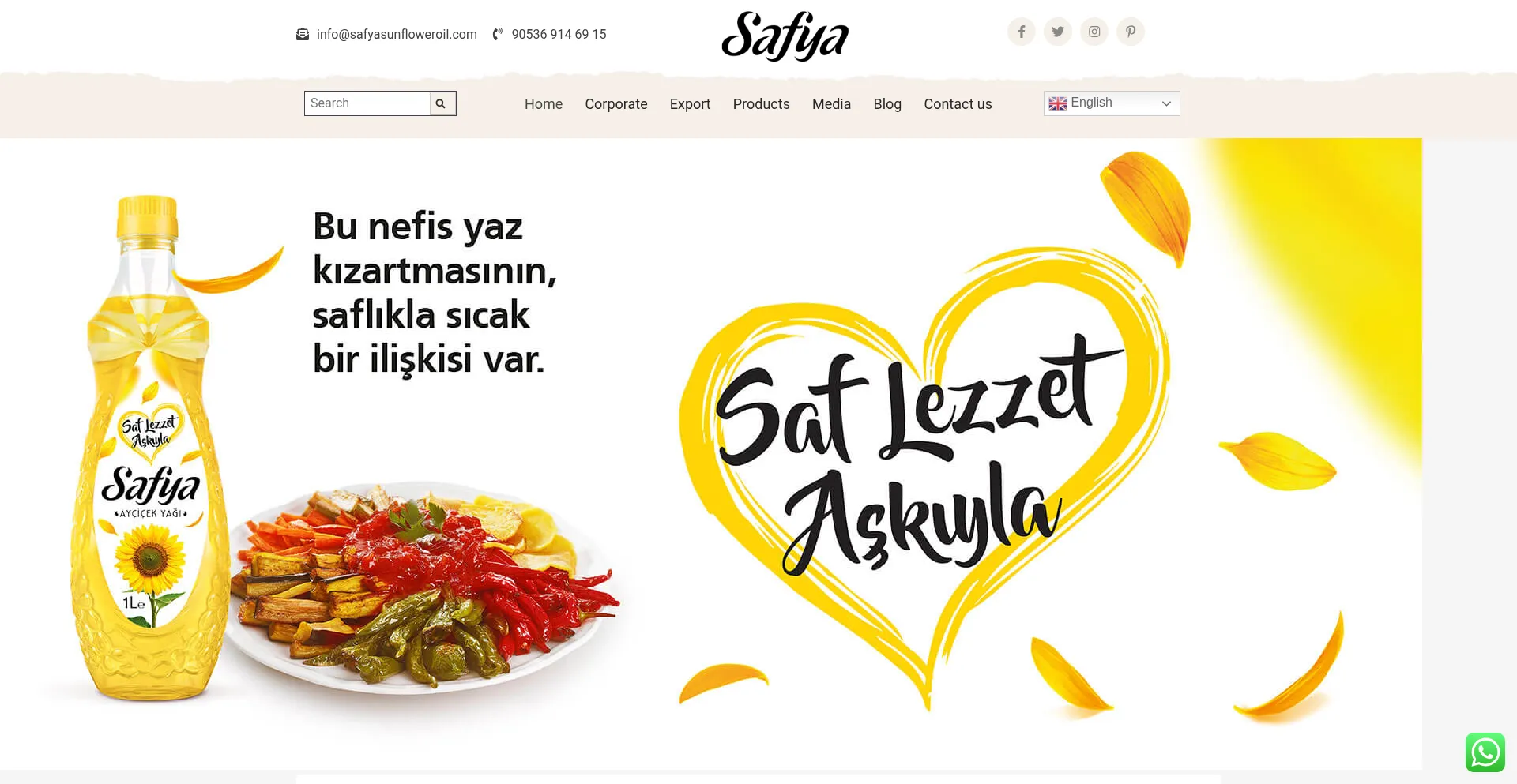 Safyasunfloweroil.com Screenshot