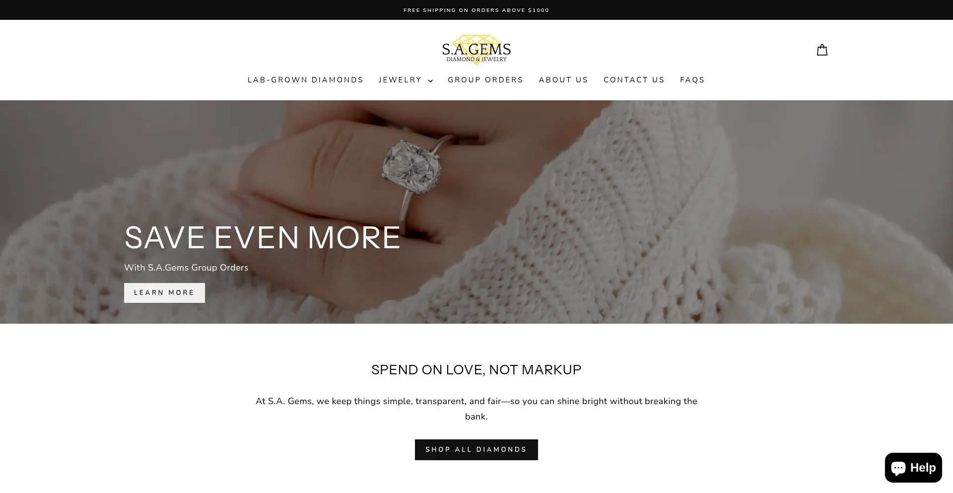 Website screenshot of Sagems.co