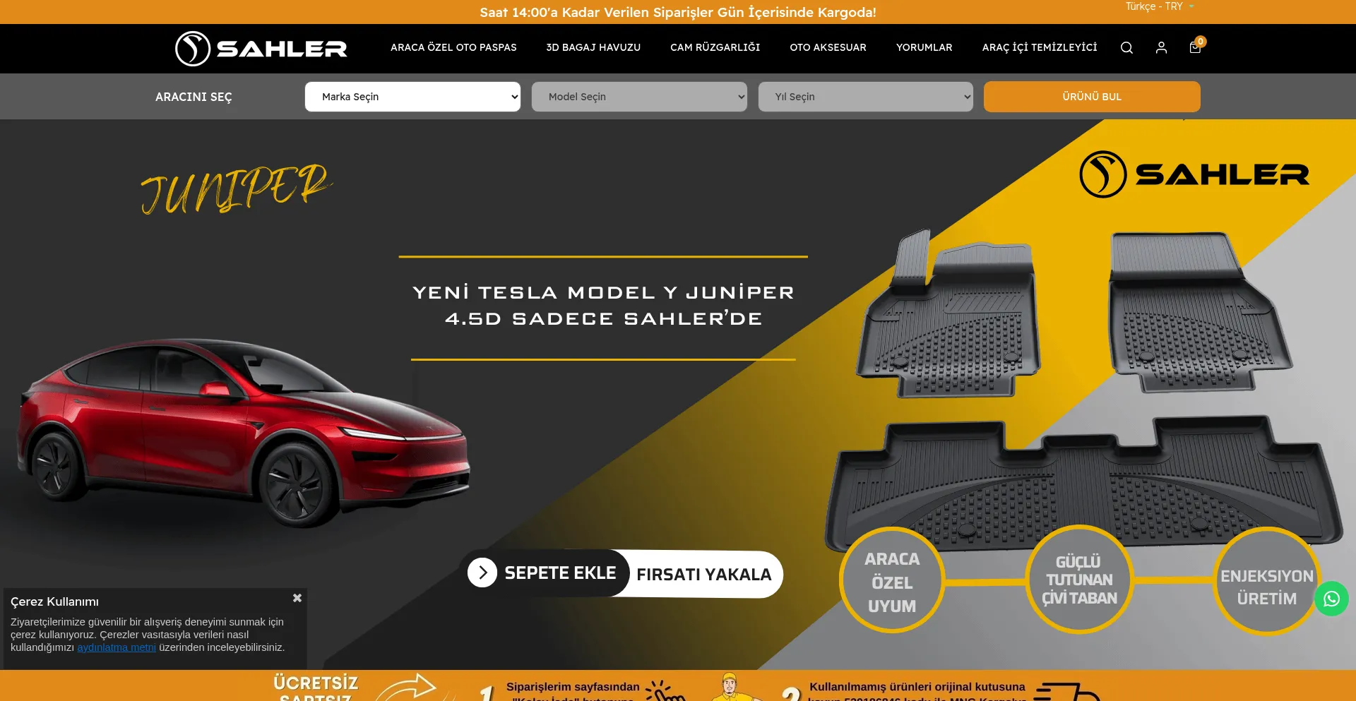Sahler.com.tr Screenshot