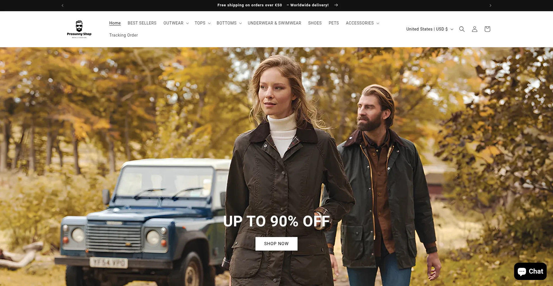 Website screenshot of Saintcool.shop