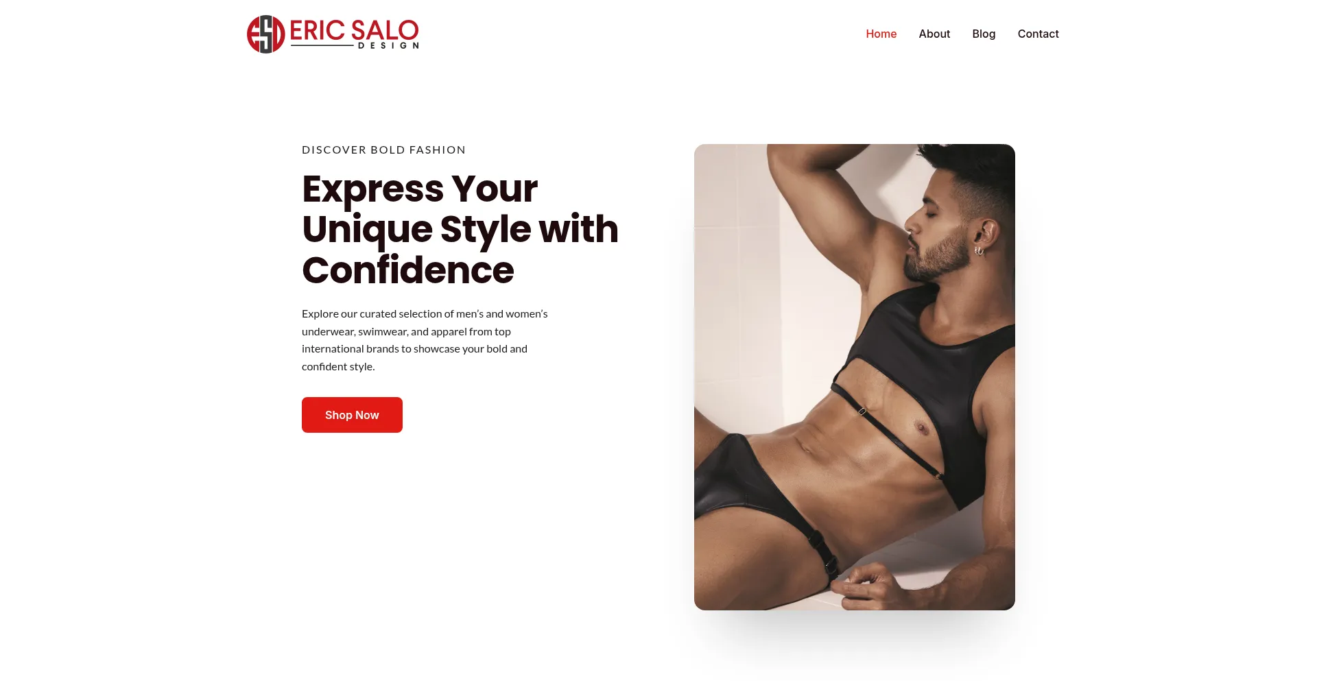 Website screenshot of Salo.com.au