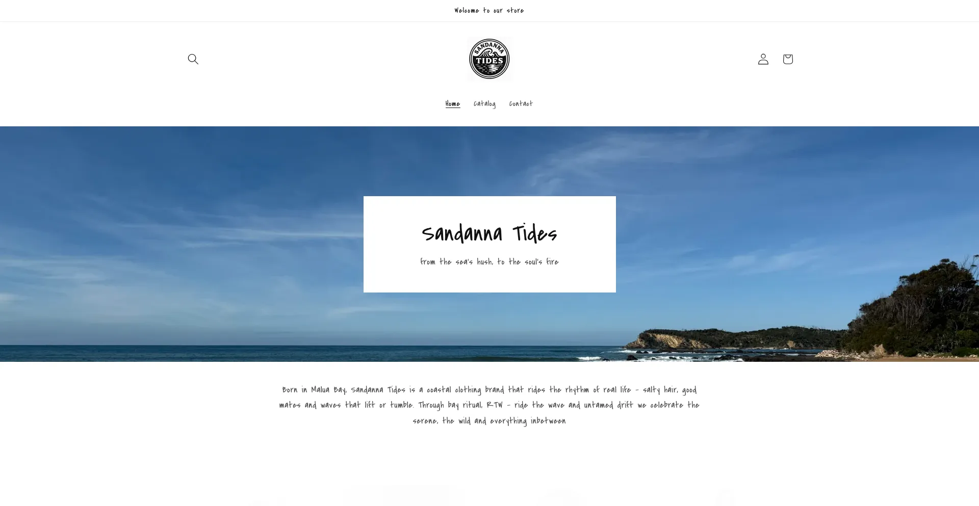 Website screenshot of Sandannatides.com.au