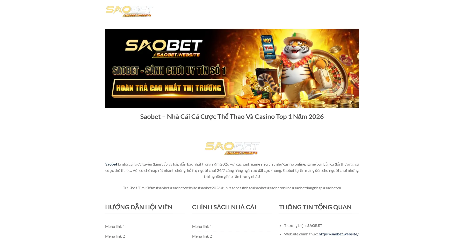 Saobet.website