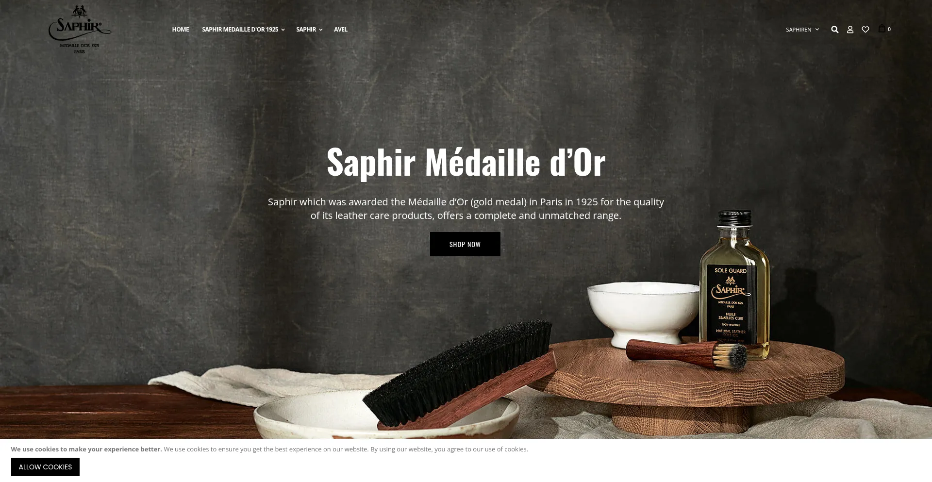 Website screenshot of Saphircanada.com